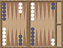 Backgammon: Image of the game