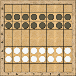 Turkish Draughts: Image of the game
