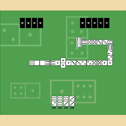 Dominó individual: Imagen del juego