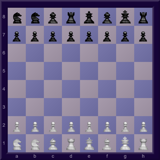 Inspired by chess 960, I created a new chess variant called chess