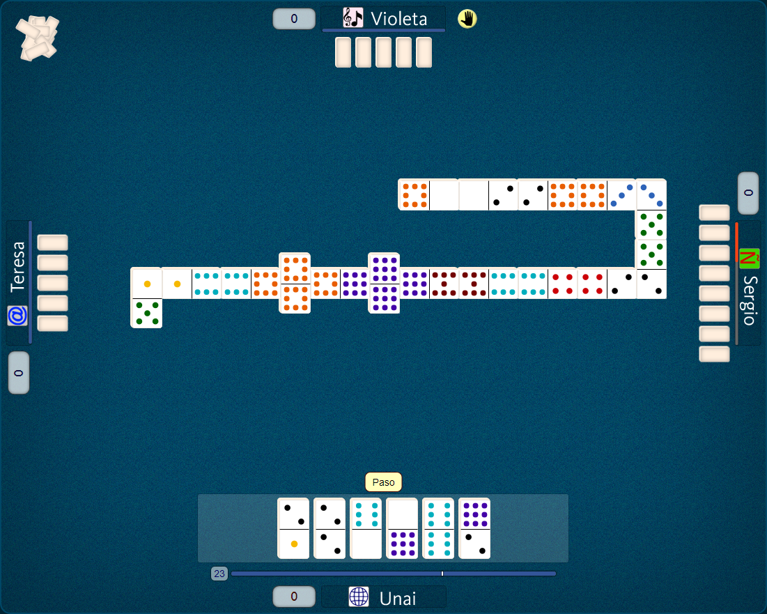 DOMINOES online game