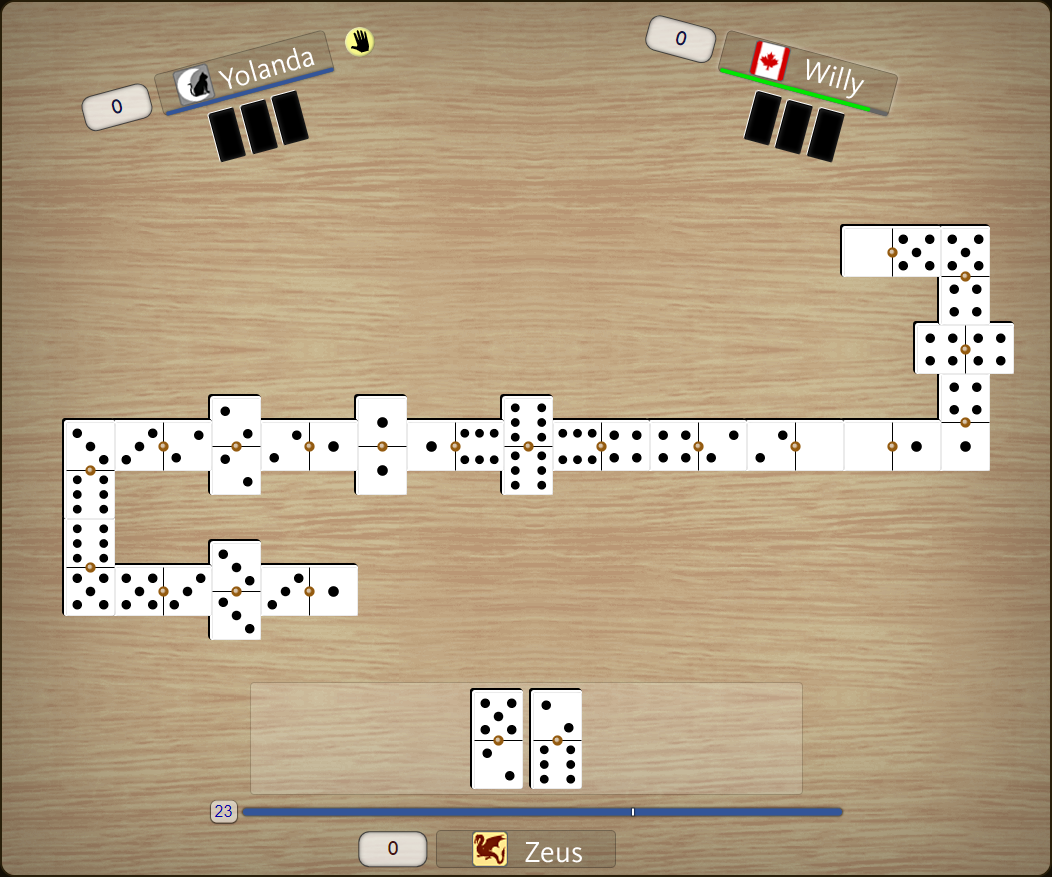 Domino for 3 - Domino online - Domino game