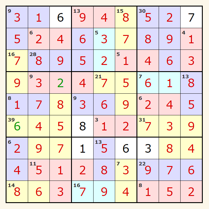 Sudoku Killer online